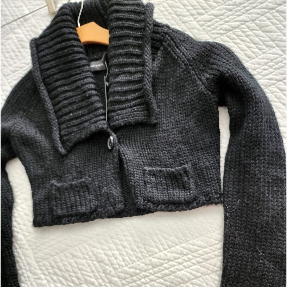 The Limited alpaca and wool blend cropped cardigan sweater - Picture 6 of 10